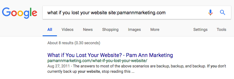 Google SERP