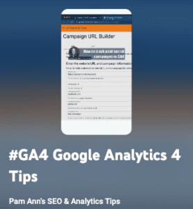 Screenshot of GA4 How-to Tips Playlist on YouTube Shorts