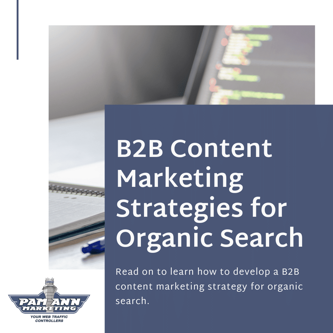 B2B content marketing strategies for organic search
