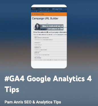 Screenshot of GA4 How-to Tips Playlist on YouTube Shorts