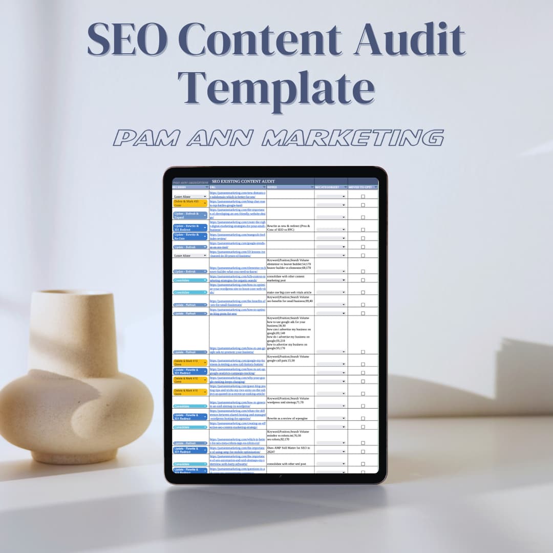 SEO Content Audit Template